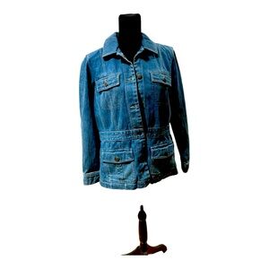 Eddie Bauer Bella Swan Y2K Denim Jacket Size Medium